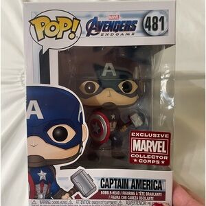 Funko POP! Avengers: Endgame #481 Captain America (Marvel Collector Corps)